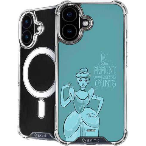 Disney Princess Cinderella Live in the Moment Art iPhone 16 MagSafe Case