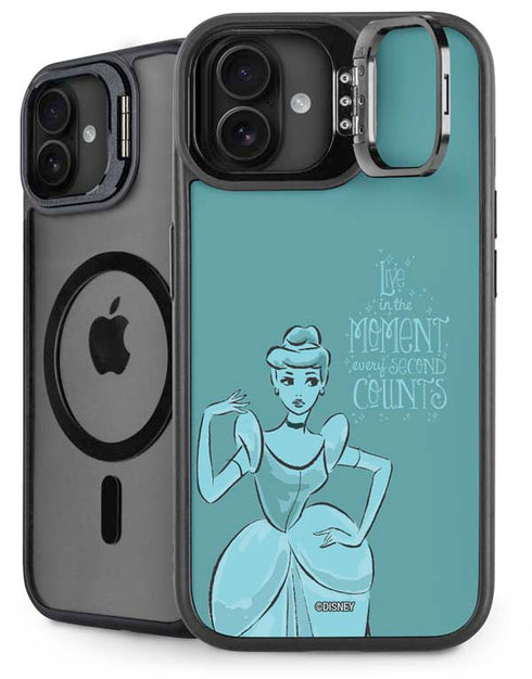 Disney Princess Cinderella Live in the Moment Art iPhone 16 Plus Kickstand Case