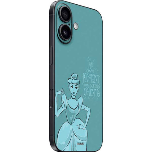 Disney Princess Cinderella Live in the Moment Art iPhone 16 Skin
