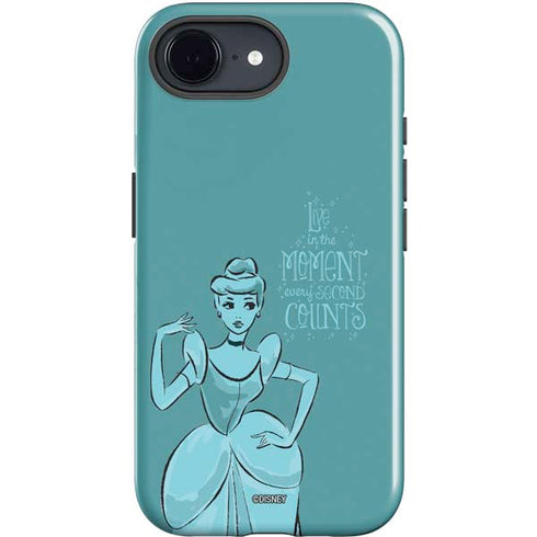 Disney Princess Cinderella Live in the Moment Art iPhone 16e Impact Case