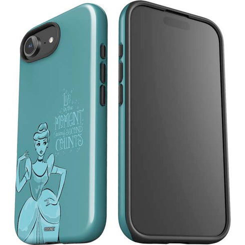 Disney Princess Cinderella Live in the Moment Art iPhone 16e Impact Case