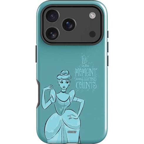 Disney Princess Cinderella Live in the Moment Art iPhone 18 Pro Impact Case