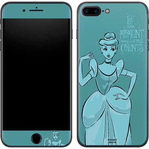 Disney Princess Cinderella Live in the Moment Art iPhone 7 Plus Skin