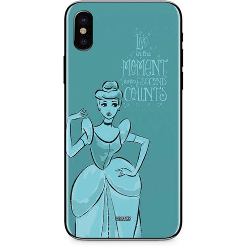 Disney Princess Cinderella Live in the Moment Art iPhone XS Max Skin