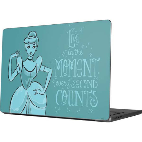 Disney Princess Cinderella Live in the Moment Art Apple MacBook Pro 14-inch Skin