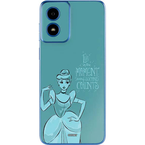 Disney Princess Cinderella Live in the Moment Art Moto G Play 4G (2024) Skin