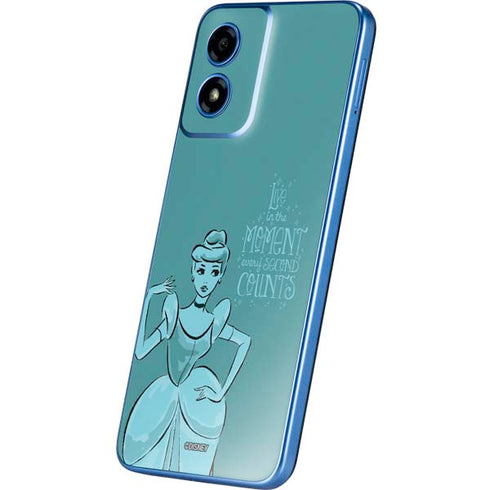 Disney Princess Cinderella Live in the Moment Art Moto G Play 4G (2024) Skin