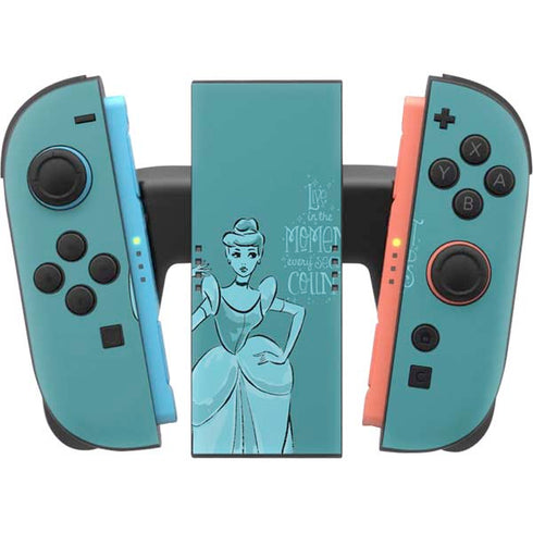 Disney Princess Cinderella Live in the Moment Art Nintendo Switch 2 (2025) Joy-Con Controller Skin