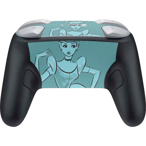 Disney Princess Cinderella Live in the Moment Art Nintendo Switch 2 (2025) Pro Controller Skin