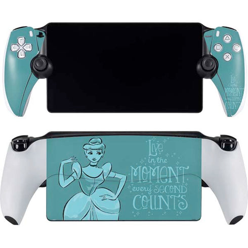Disney Princess Cinderella Live in the Moment Art PlayStation Portal Remote Player Skin