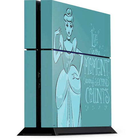 Disney Princess Cinderella Live in the Moment Art PlayStation PS4 Skins