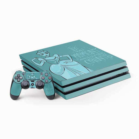 Disney Princess Cinderella Live in the Moment Art PS4 Pro Bundle Skin