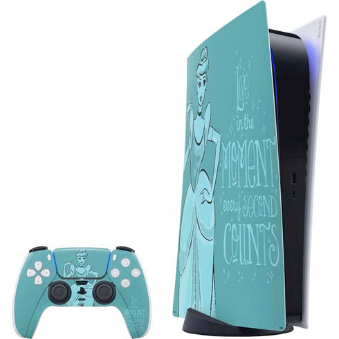 Disney Princess Cinderella Live in the Moment Art PlayStation PS5 Skins