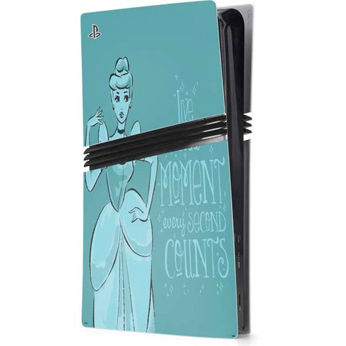 Disney Princess Cinderella Live in the Moment Art PS5 Pro Console Skin