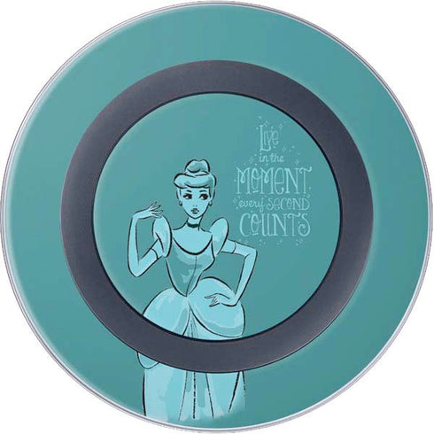 Disney Princess Cinderella Live in the Moment Art Wireless Charger Skin