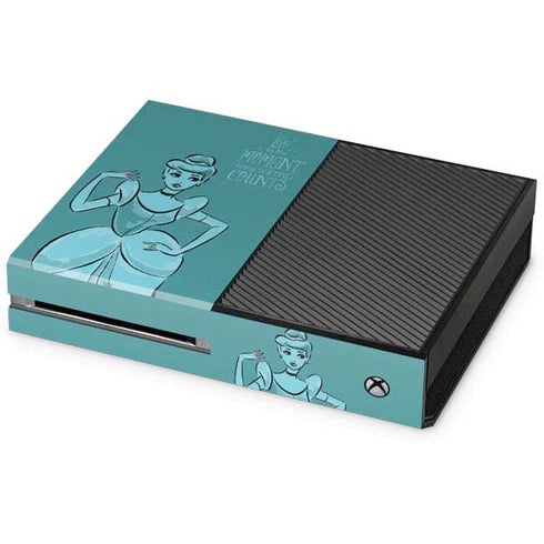Disney Princess Cinderella Live in the Moment Art Xbox One Console Skin
