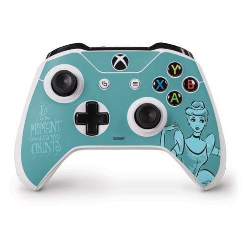 Disney Princess Cinderella Live in the Moment Art Xbox One S Controller Skin