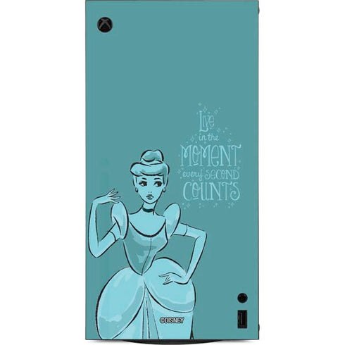 Disney Princess Cinderella Live in the Moment Art XBox Series X Digital Edition Console Skin