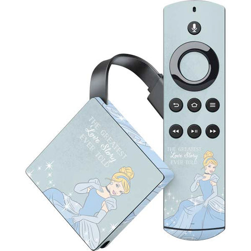 Disney Cinderella Greatest Love Story Ever Told Amazon Fire TV Skin