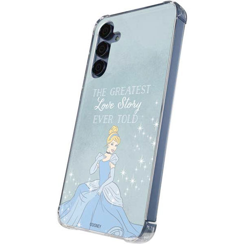 Disney Cinderella Greatest Love Story Ever Told Galaxy A35 5G Clear Case
