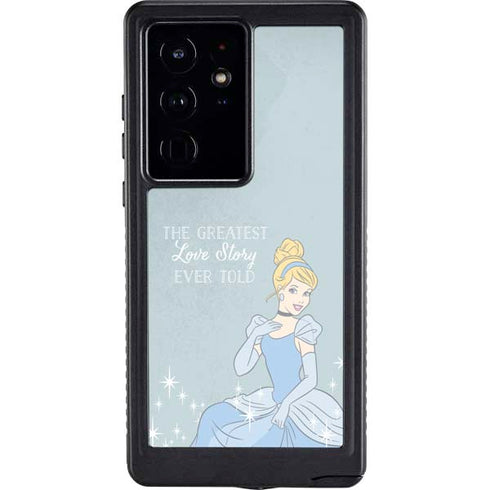 Disney Cinderella Greatest Love Story Ever Told Galaxy S24 Ultra Waterproof Case