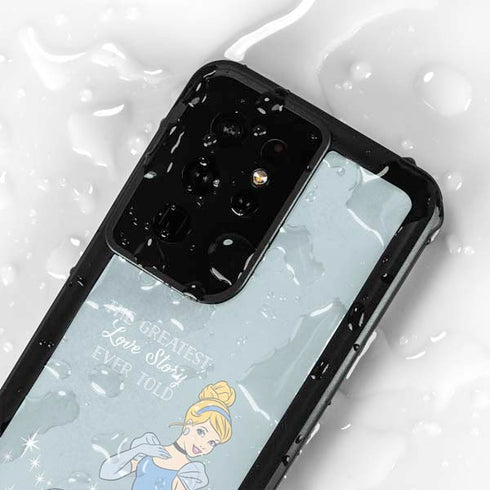 Disney Cinderella Greatest Love Story Ever Told Galaxy S24 Ultra Waterproof Case
