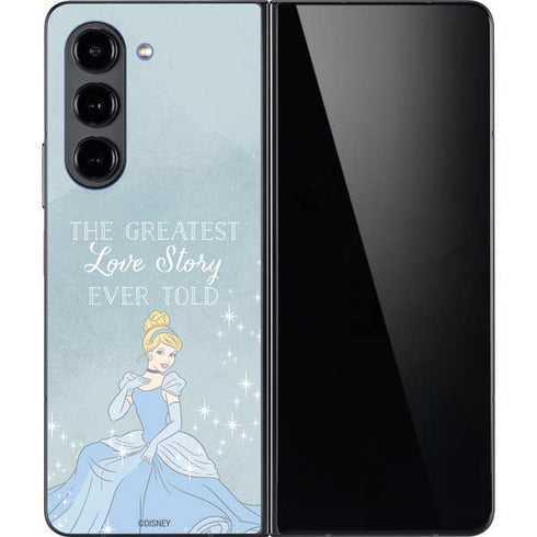 Disney Cinderella Greatest Love Story Ever Told Galaxy Z Fold5 5G Skin