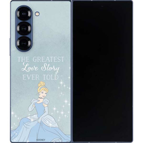 Disney Cinderella Greatest Love Story Ever Told Galaxy Z Fold6 Skin