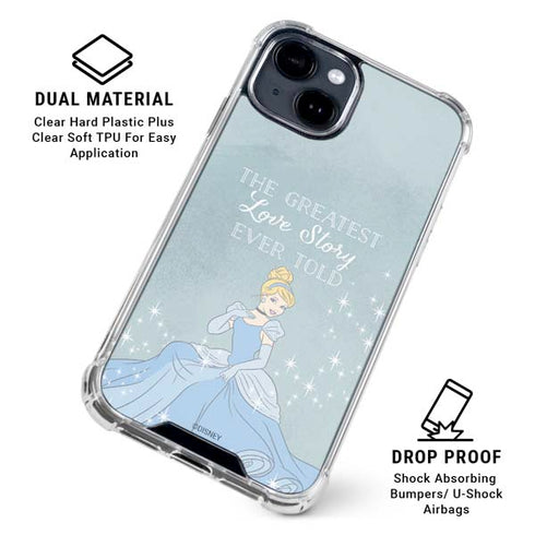 Disney Cinderella Greatest Love Story Ever Told iPhone 15 Clear Case