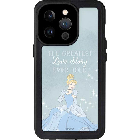 Disney Cinderella Greatest Love Story Ever Told iPhone 15 Pro Waterproof Case