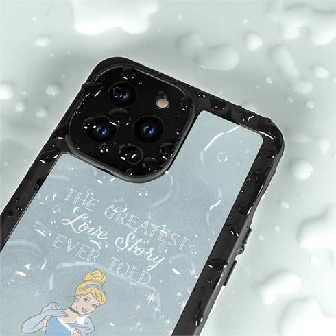 Disney Cinderella Greatest Love Story Ever Told iPhone 15 Pro Waterproof Case
