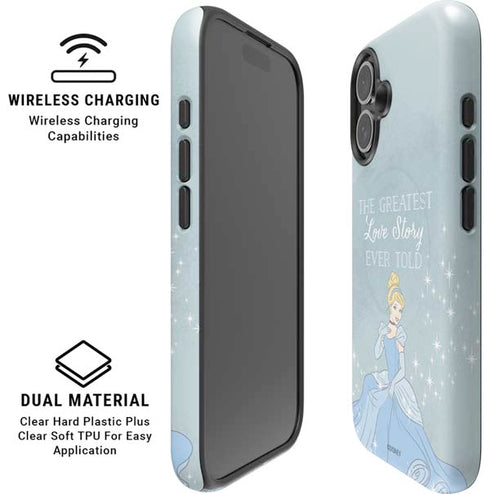 Disney Cinderella Greatest Love Story Ever Told iPhone 16 Plus Magsafe Impact Case
