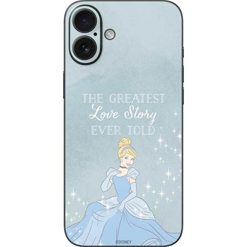Disney Cinderella Greatest Love Story Ever Told iPhone 16 Plus Skin