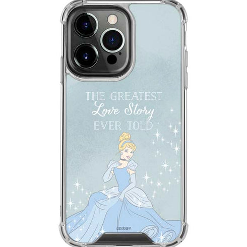 Disney Cinderella Greatest Love Story Ever Told iPhone 16 Pro Max Clear Case