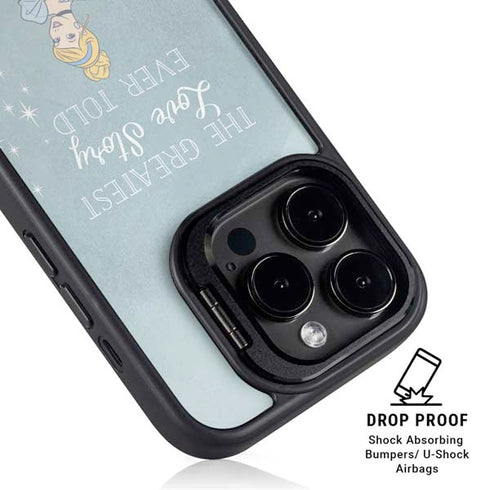 Disney Cinderella Greatest Love Story Ever Told iPhone 16 Pro Max Kickstand Case