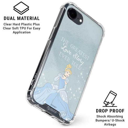 Disney Cinderella Greatest Love Story Ever Told iPhone 16e Clear Case
