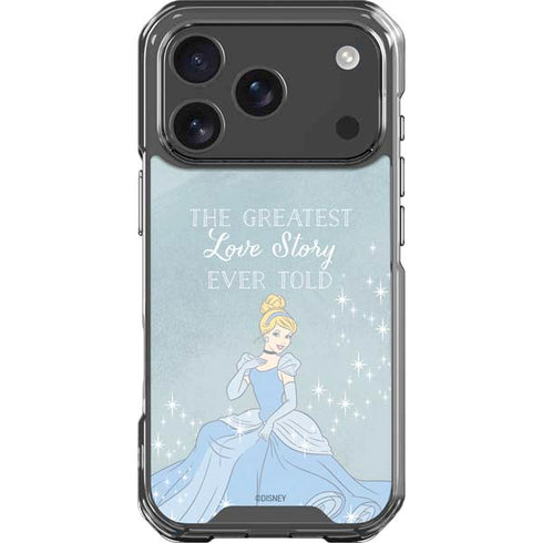 Disney Cinderella Greatest Love Story Ever Told iPhone 17 Pro Clear Case