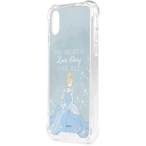 Disney Cinderella Greatest Love Story Ever Told iPhone XS Clear Case