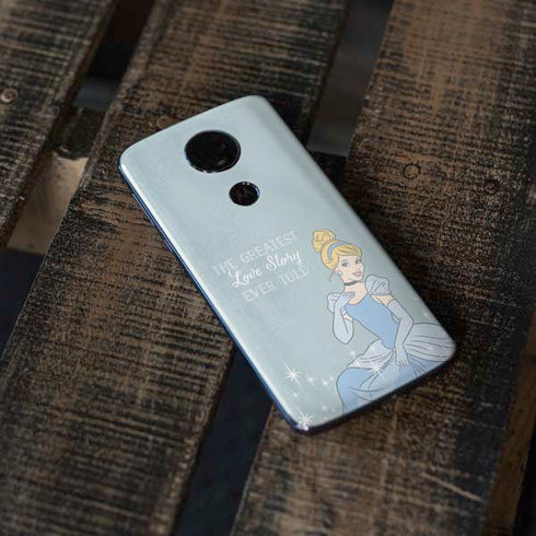 Disney Cinderella Greatest Love Story Ever Told Moto E5 Plus Skin