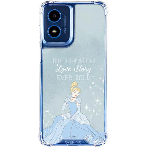 Disney Cinderella Greatest Love Story Ever Told Moto G 5G (2024) Clear Case