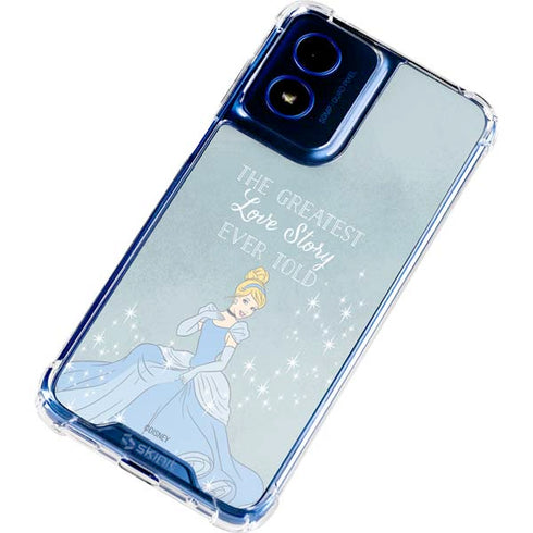 Disney Cinderella Greatest Love Story Ever Told Moto G Play 4G (2024) Clear Case