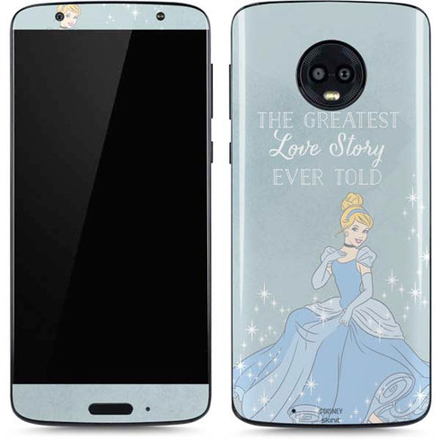 Disney Cinderella Greatest Love Story Ever Told Moto G6 Skin