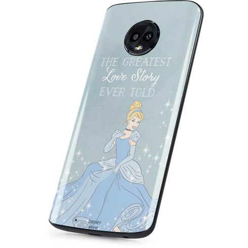 Disney Cinderella Greatest Love Story Ever Told Moto G6 Skin