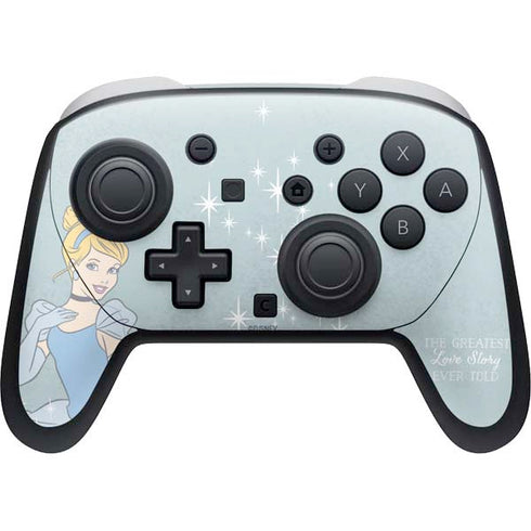 Disney Cinderella Greatest Love Story Ever Told Nintendo Switch 2 (2025) Pro Controller Skin