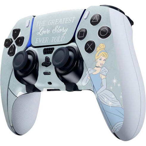 Disney Cinderella Greatest Love Story Ever Told PS5 DualSense Edge Pro Controller Skin