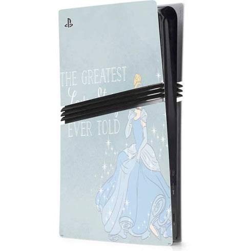 Disney Cinderella Greatest Love Story Ever Told PS5 Pro Console Skin