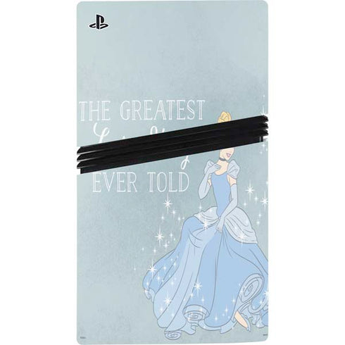 Disney Cinderella Greatest Love Story Ever Told PS5 Pro Console Skin