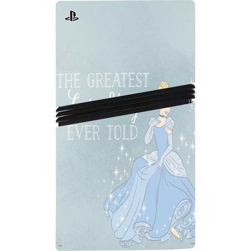 Disney Cinderella Greatest Love Story Ever Told PS5 Pro Disk Bundle Skin
