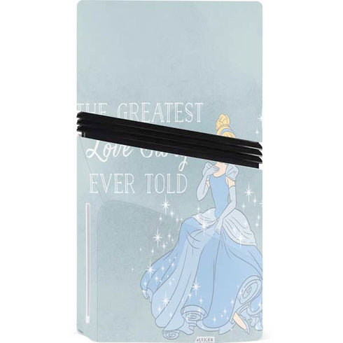 Disney Cinderella Greatest Love Story Ever Told PS5 Pro Disk Console Skin