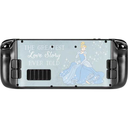 Disney Cinderella Greatest Love Story Ever Told Steam Deck Handheld Gaming Computer OLED Skin